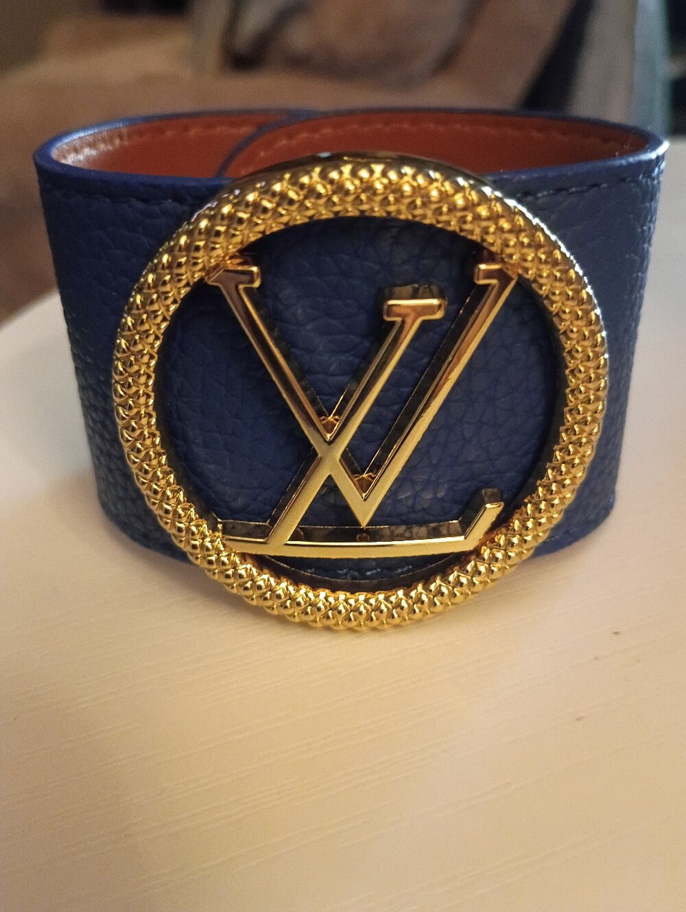 Dark Blue Monogram Bracelet